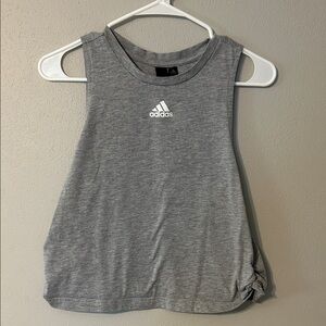 Adidas Heather Gray Sleeveless Top